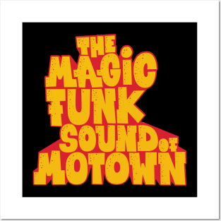 Funky Legendary Motown Music Design Posters and Art